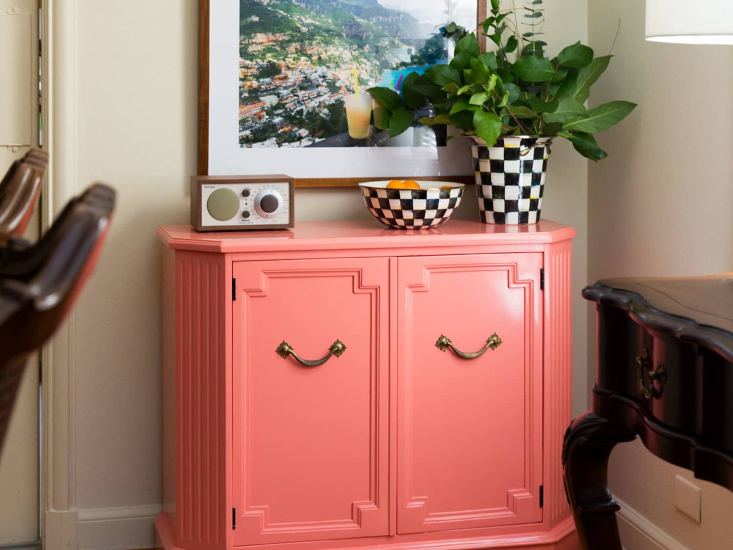 Painting over painted sale furniture